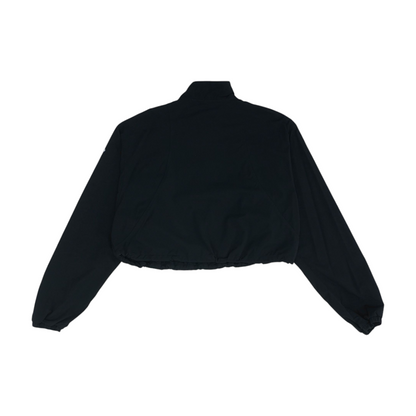 Black Solid 1/4 Zip Pullover