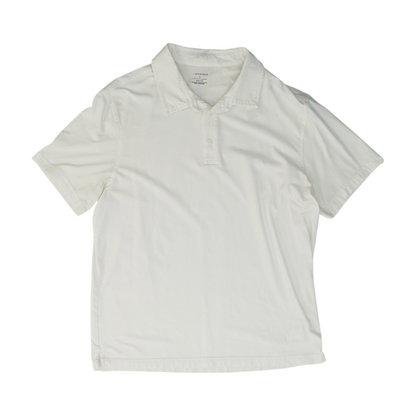 Ivory Solid Short Sleeve Polo