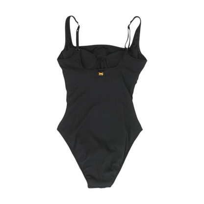 Black Striped One-Piece