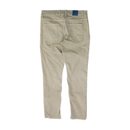 Beige Straight Jeans
