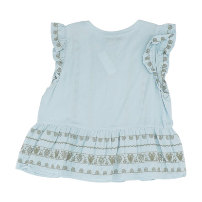 Blue Print Blouse