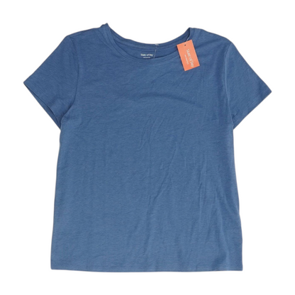Blue Solid Pajama Top