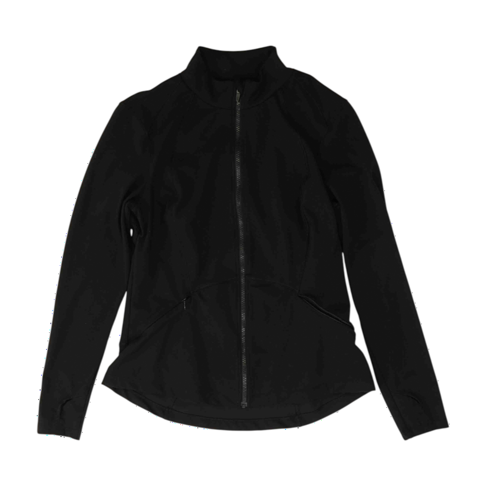 Black Solid Active Jacket