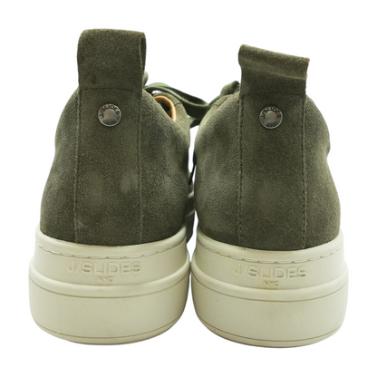 Olive Low-Top Athletic Shoes