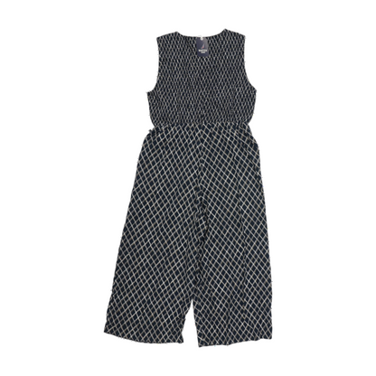 Navy Abstract Jumpsuit