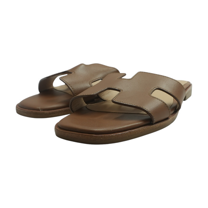 Brown Flat Sandals