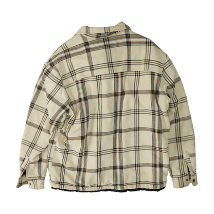 Beige Plaid Jacket