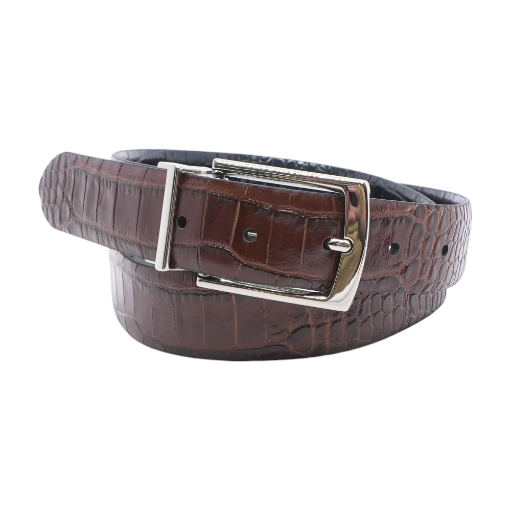 Brown Reversible Leather Belt