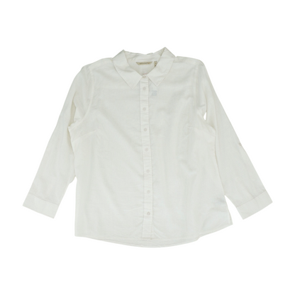 White Plus Button Down