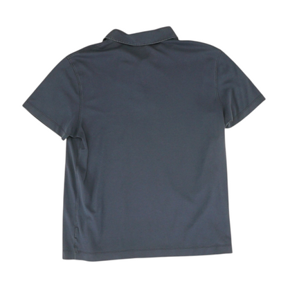 Natural Titanium Solid Short Sleeve Polo