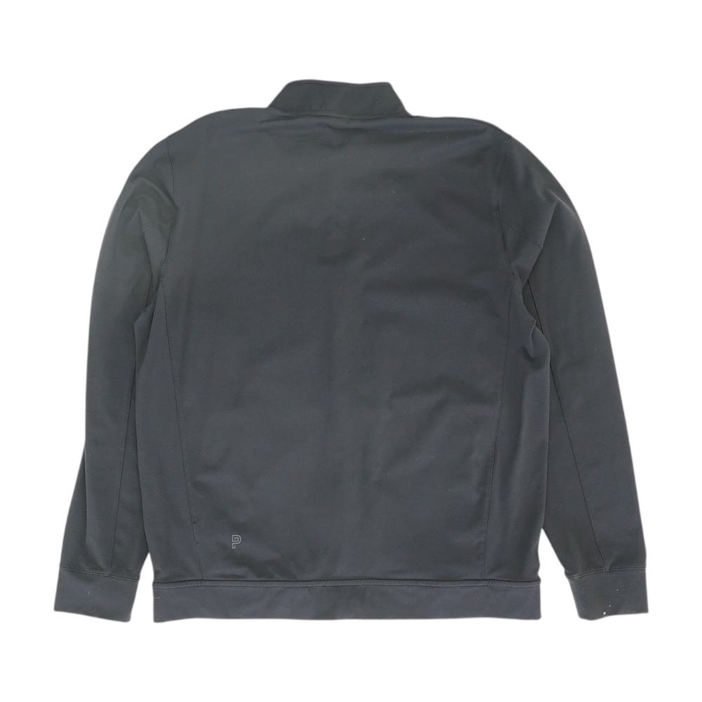 Black Solid Active Jacket