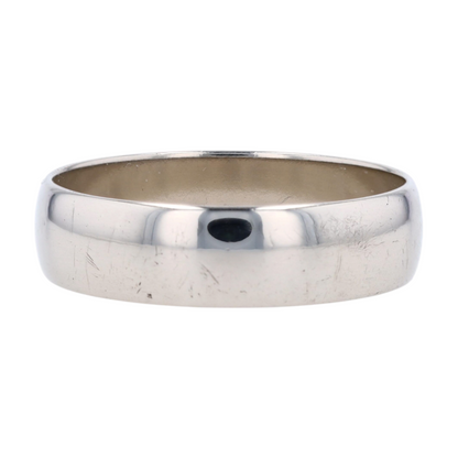 14K White Gold Band