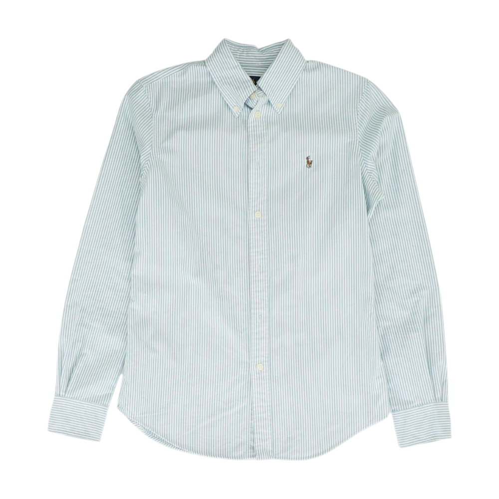Blue Striped Long Sleeve Button Down