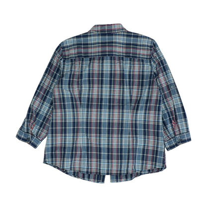 Multi Plaid Button Down