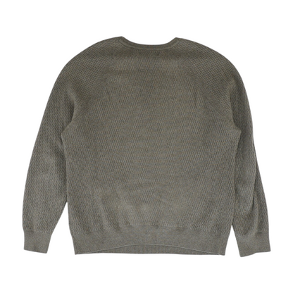 Brown Solid Pullover Sweater