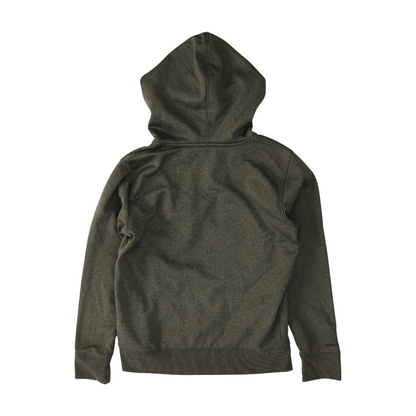 Gray Solid Hoodie Pullover
