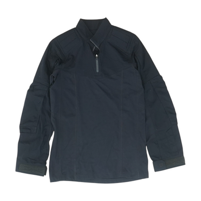 Navy Solid 1/4 Zip Pullover