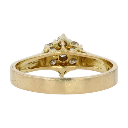 1/5 ctw 14K Yellow Gold Diamond Engagement Ring