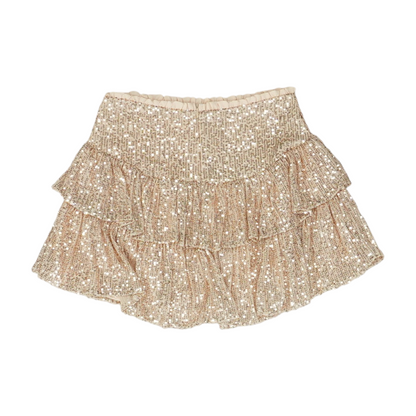 Gold Mini Skort