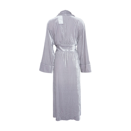 Gray Solid Robe