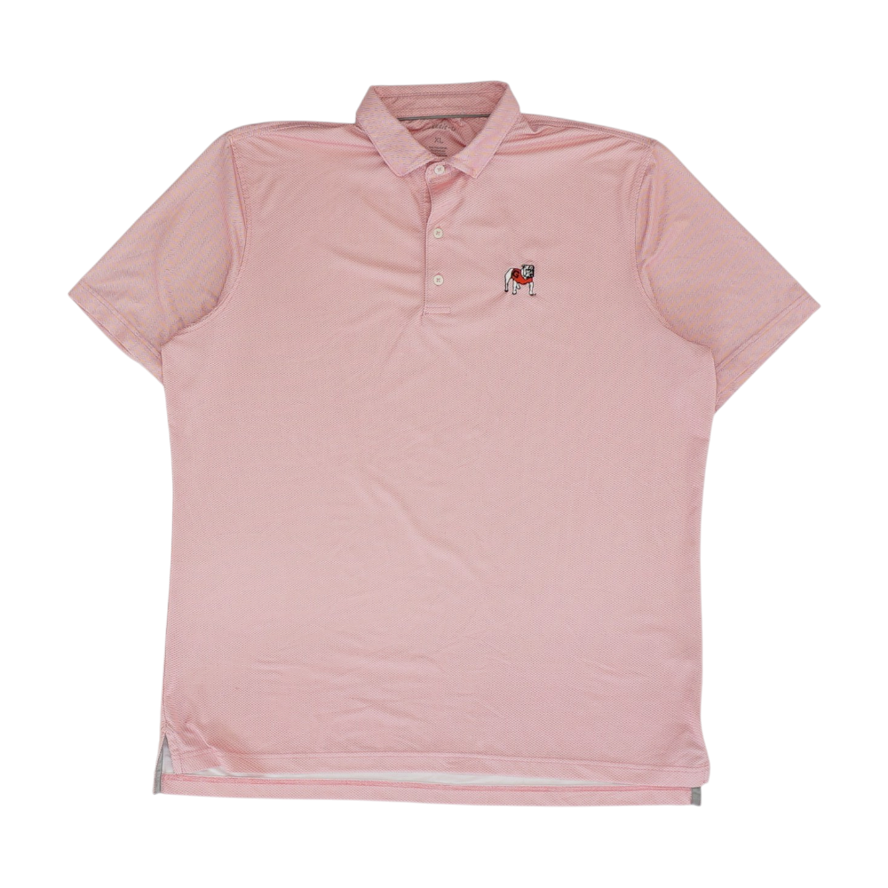 Multi Georgia Bulldogs Polka Dot Short Sleeve Polo