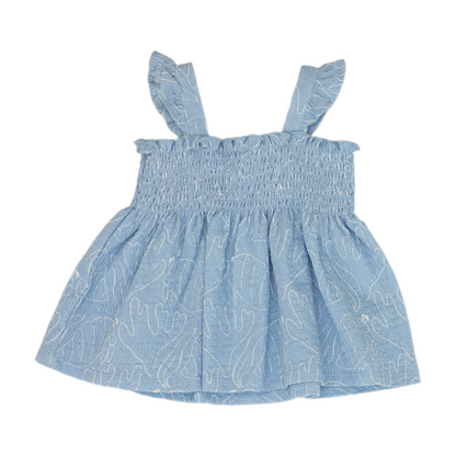 Blue Print Blouse