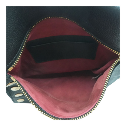 Tony Medium Crossbody in Black