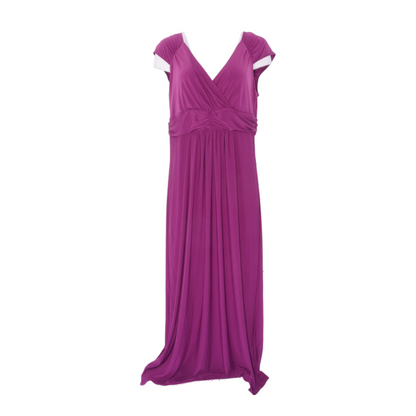 Purple Plus Maxi Dress