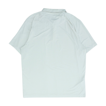 White Polka Dot Short Sleeve Polo