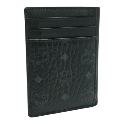 Mini Card Case in Black Visetos