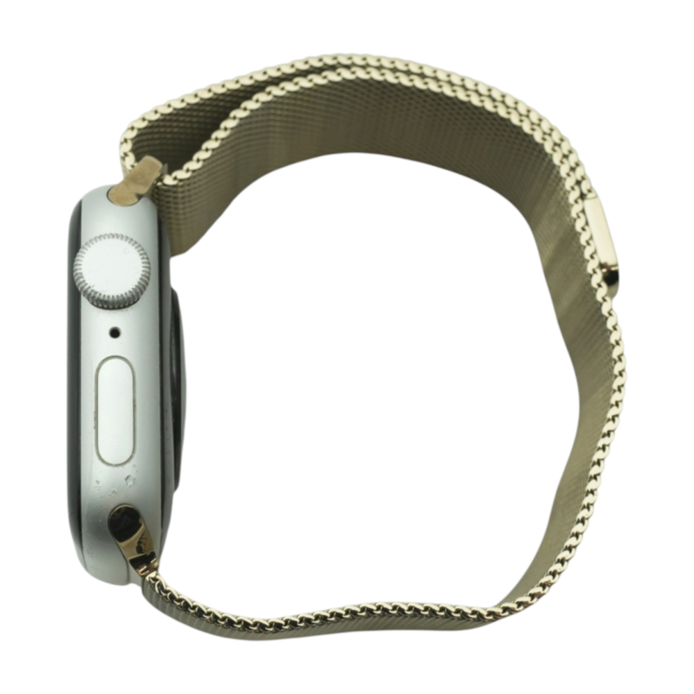 40mm Series SE Silver Smartwatch Gold Band S/M