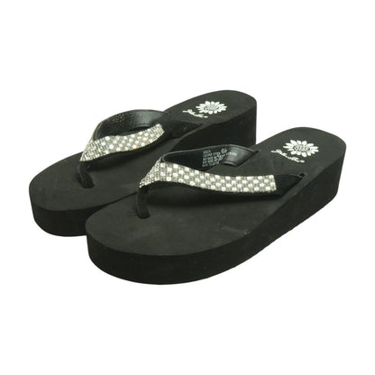 Silver Flip Flop Sandals