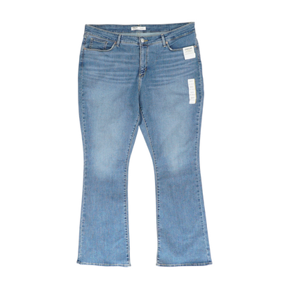 Blue Bootcut Jeans