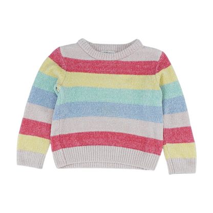 Multi Striped Pullover Sweater