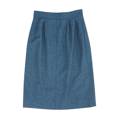 Vintage Gray Rive Gauche Skirt
