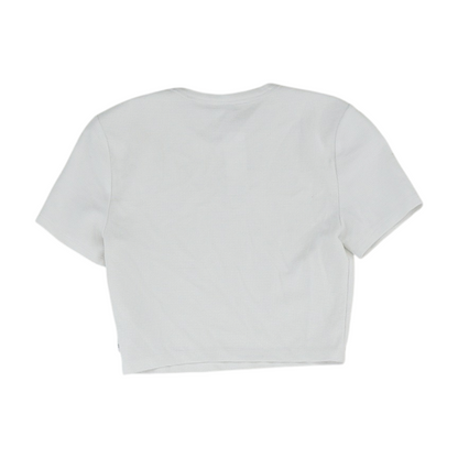 White Cropped Blouse