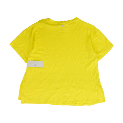 Neon Yellow V Neck T-Shirt