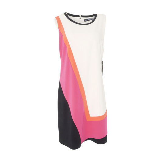 Multi Color Block Midi Dress