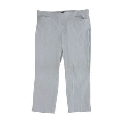 Blue Striped Regular Pants