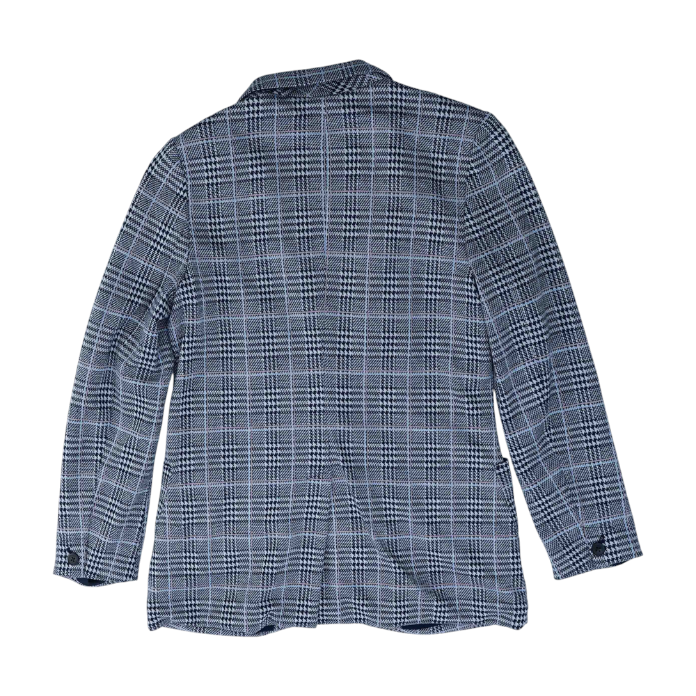 Navy Check Blazer
