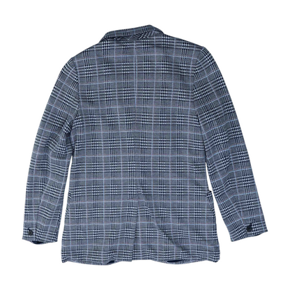 Navy Check Blazer