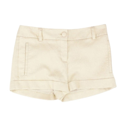 Gold Solid Chino Shorts