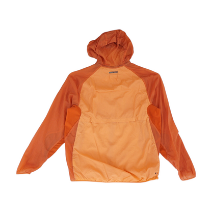 Orange Solid Rain Jacket