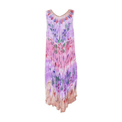 Multi Floral Midi Dress