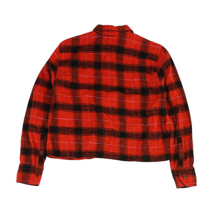 Red Check Button Down