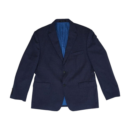 Blue Solid Sport Coat