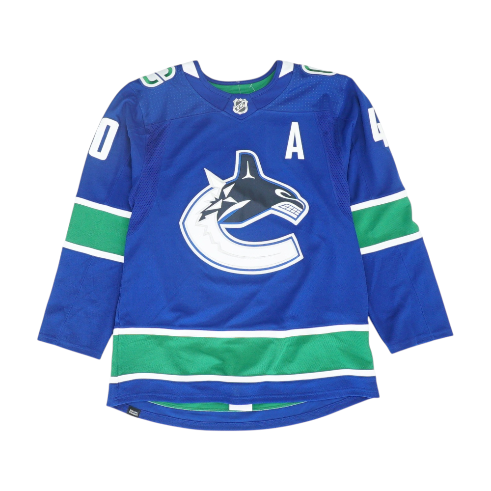 Men's Blue Vancouver Canucks Long Sleeve Jersey