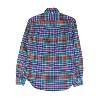 Multi Plaid Long Sleeve Button Down