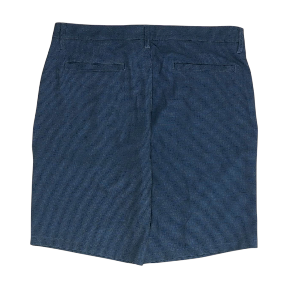 Navy Striped Active Shorts