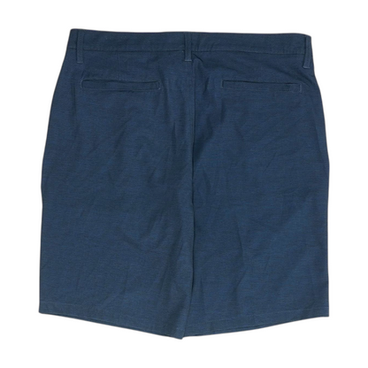 Navy Striped Active Shorts